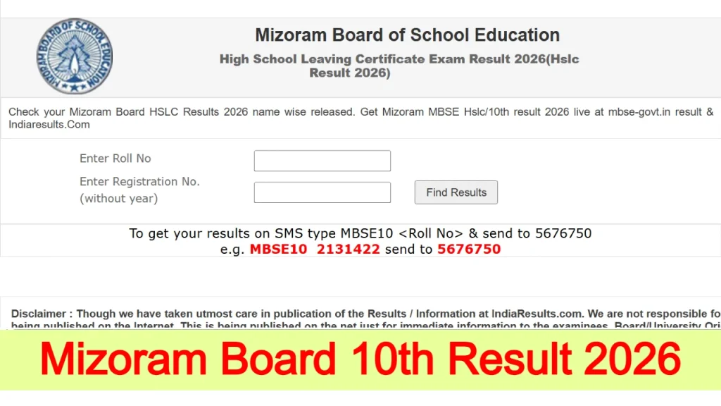 mizoram board 10th result